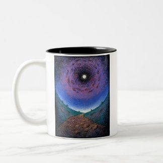 De Café Em Dois Tons Caneca da "série contínua"