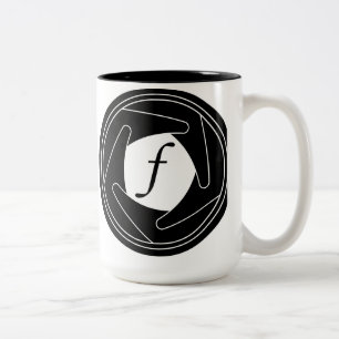 De Café Em Dois Tons Caneca da silhueta da abertura