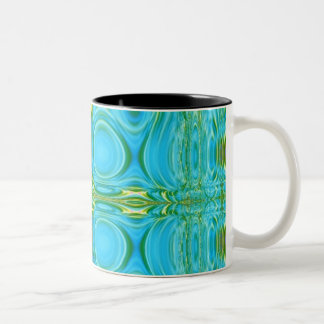 De Café Em Dois Tons Caneca da tapeçaria