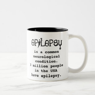 De Café Em Dois Tons CANECA da terra comum da epilepsia