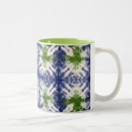 De Café Em Dois Tons Caneca da tintura do laço do primavera 11 onças