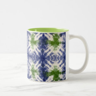 De Café Em Dois Tons Caneca da tintura do laço do primavera 11 onças
