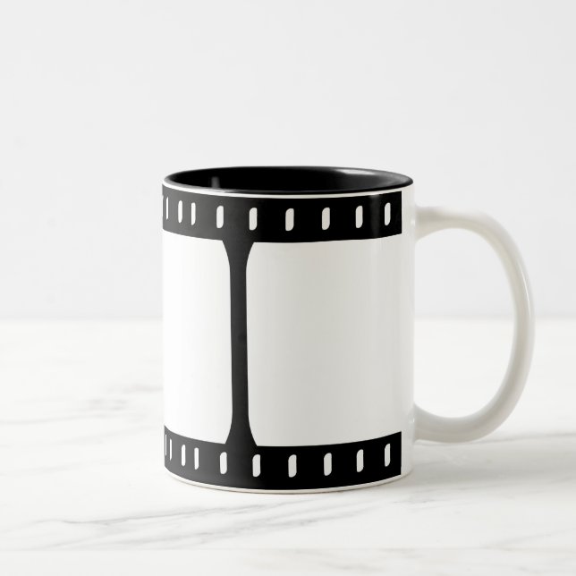 De Café Em Dois Tons Caneca da tira do filme da foto (Direita)