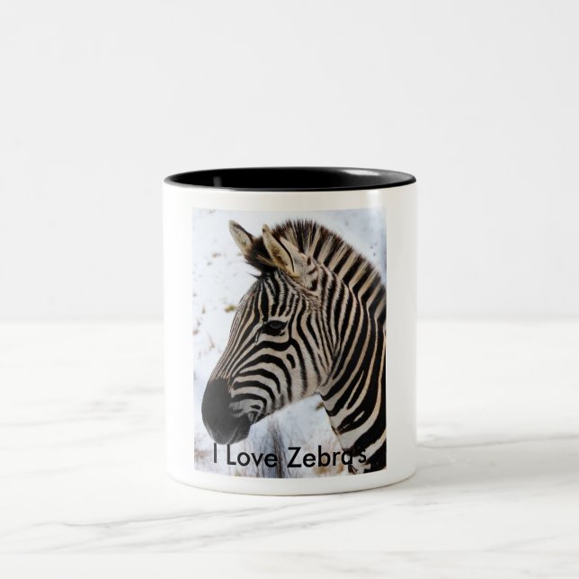 De Café Em Dois Tons Caneca da zebra (Centro)