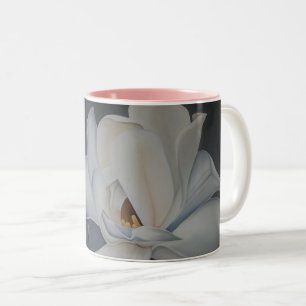 De Café Em Dois Tons Caneca das belas artes da magnólia