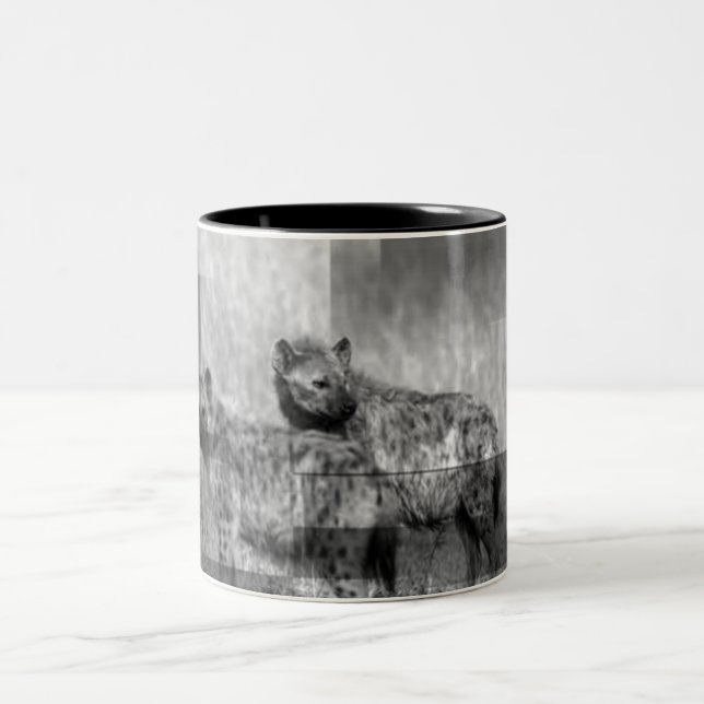 De Café Em Dois Tons Caneca das hienas (Centro)