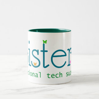 De Café Em Dois Tons Caneca das irmãs