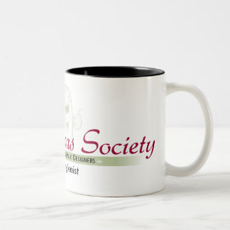 De Café Em Dois Tons Caneca dental do higienista da diva