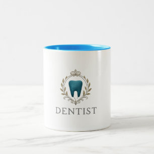 De Café Em Dois Tons Caneca - Dentista