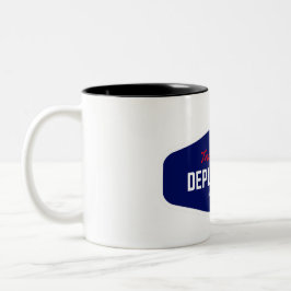 De Café Em Dois Tons caneca deplorável do trunfo