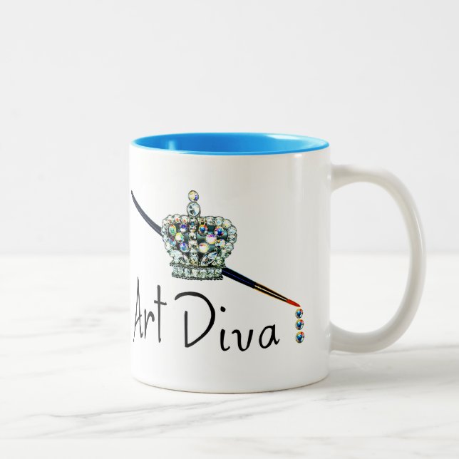 De Café Em Dois Tons Caneca "Divã da Arte" (Direita)