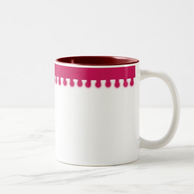 De Café Em Dois Tons Caneca Divertida (Direita)