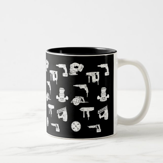 De Café Em Dois Tons caneca diy (Direita)