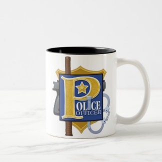 De Café Em Dois Tons Caneca do "agente da polícia"