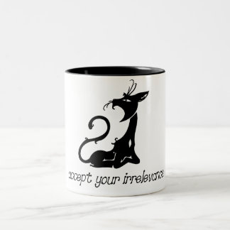 De Café Em Dois Tons Caneca do amante do gato