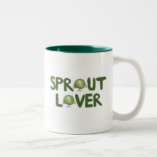 De Café Em Dois Tons Caneca do amante do Sprout