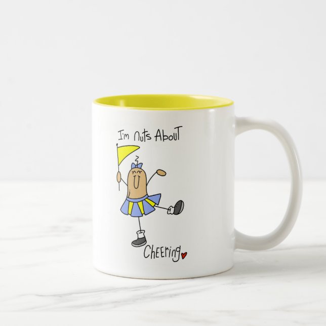 De Café Em Dois Tons Caneca do Amendoim Aplaudidor (Direita)