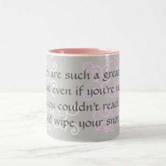 De Café Em Dois Tons Caneca do amor