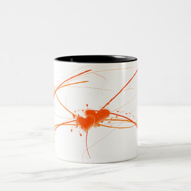 De Café Em Dois Tons Caneca do amor 2 (Centro)