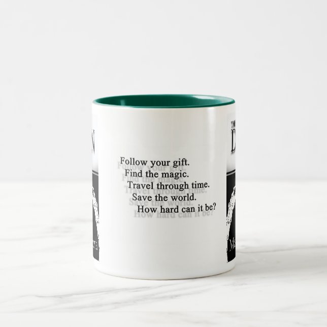 De Café Em Dois Tons Caneca do anel do dragão (Centro)