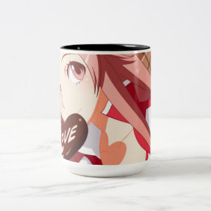 De Café Em Dois Tons Caneca do Anime