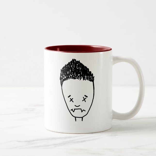 De Café Em Dois Tons Caneca do anjo (Direita)