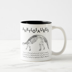 De Café Em Dois Tons Caneca do Ankylosaurus