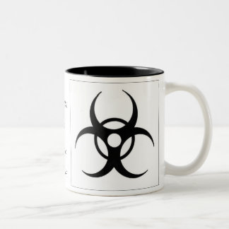 De Café Em Dois Tons Caneca do BioHazard