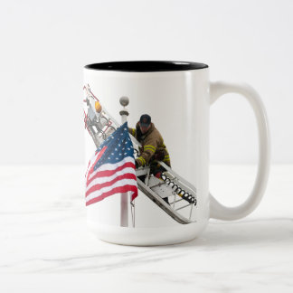 De Café Em Dois Tons Caneca do bombeiro