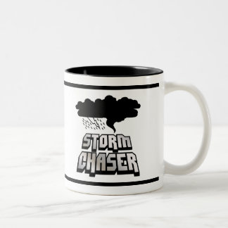 De Café Em Dois Tons Caneca do caçador da tempestade