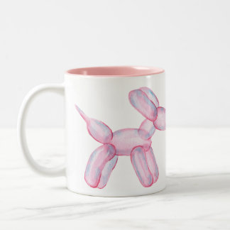 De Café Em Dois Tons Caneca do Cachorro Balão