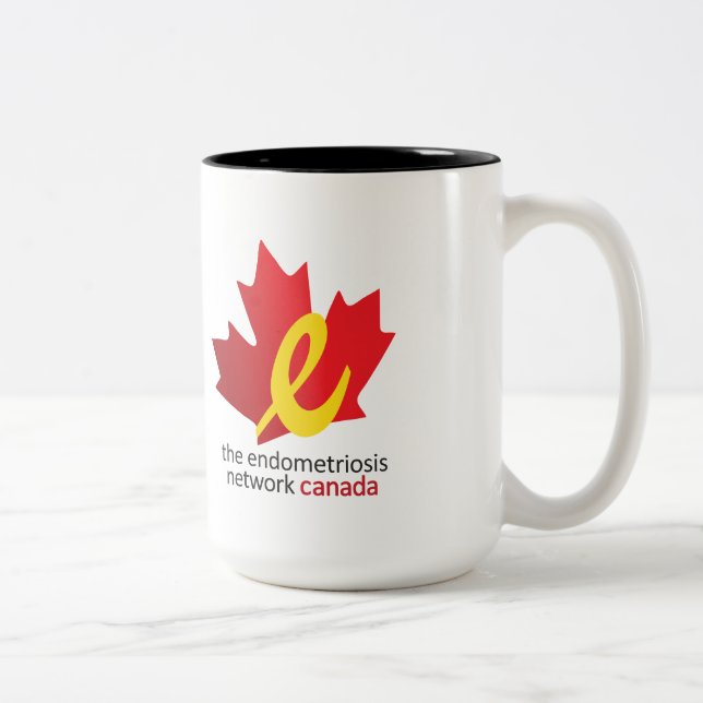 De Café Em Dois Tons Caneca do café/chá (Direita)
