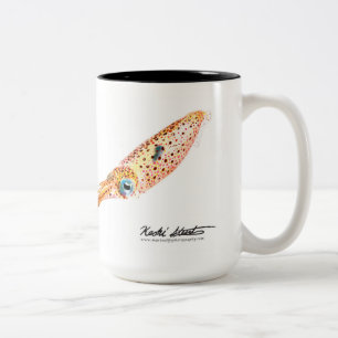 De Café Em Dois Tons Caneca do calamar do bebê
