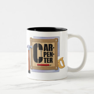 De Café Em Dois Tons Caneca do "carpinteiro"