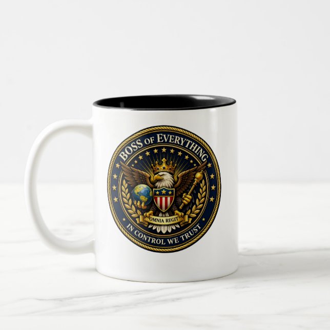 De Café Em Dois Tons Caneca do Chefe (Esquerda)