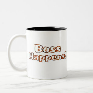 De Café Em Dois Tons Caneca do chefe