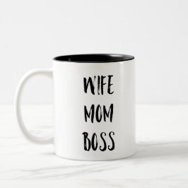 De Café Em Dois Tons Caneca do chefe da mamã da esposa