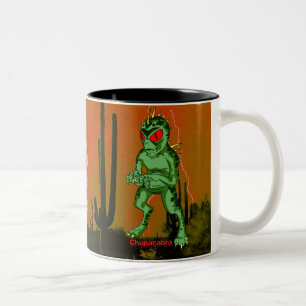 De Café Em Dois Tons Caneca do Chupacabra