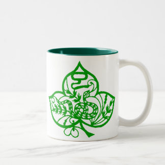 De Café Em Dois Tons Caneca do cobra do chinês