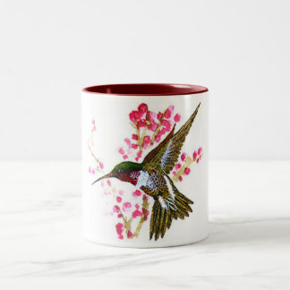 De Café Em Dois Tons Caneca do colibri