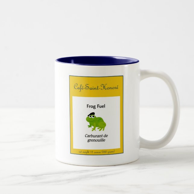 De Café Em Dois Tons Caneca do combustível do sapo (Direita)