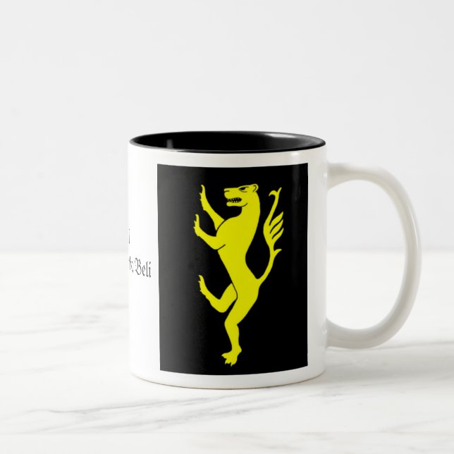 De Café Em Dois Tons Caneca do companheiro (Direita)