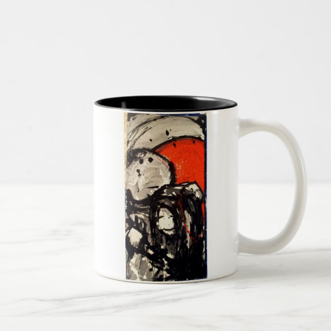 De Café Em Dois Tons caneca do conforto (Direita)