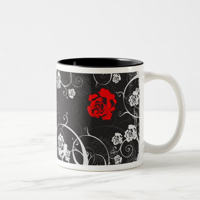 De Café Em Dois Tons Caneca do crepúsculo (Direita)