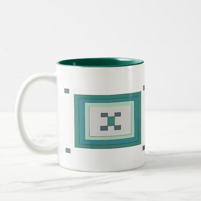 De Café Em Dois Tons Caneca do desenhista (Esquerda)