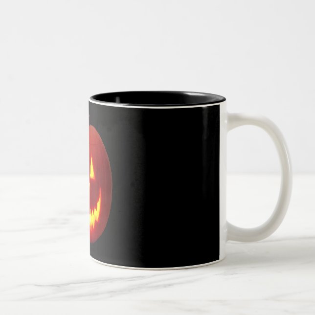 De Café Em Dois Tons Caneca do Dia das Bruxas (Direita)