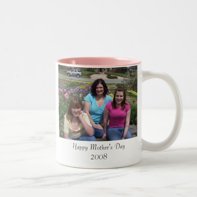De Café Em Dois Tons Caneca do dia das mães (Direita)