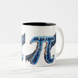 De Café Em Dois Tons Caneca do Dia do Pi 3.14 – Presente Divertido para