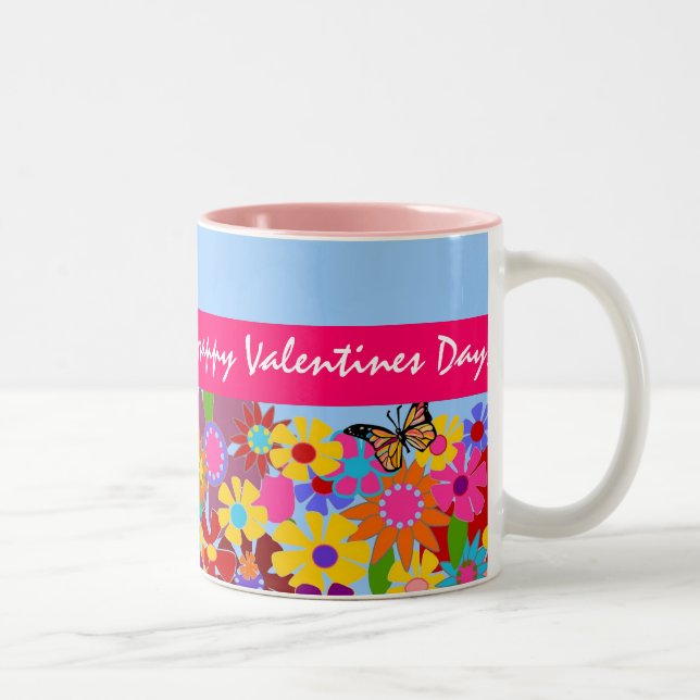 De Café Em Dois Tons Caneca do dia dos namorados (Direita)