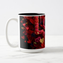 De Café Em Dois Tons Caneca do Dia dos Namorados | Romântica, Fofa e Ac
